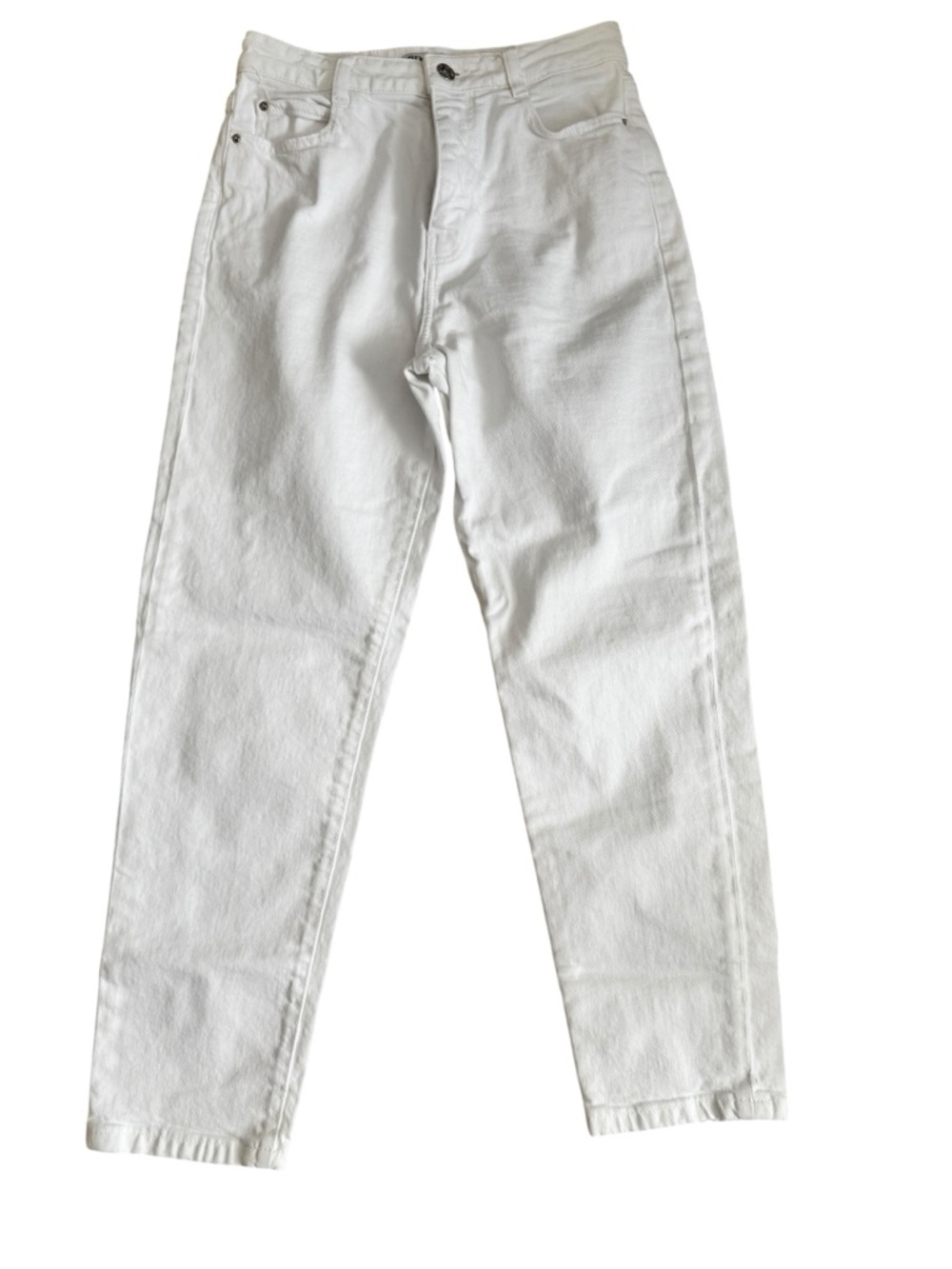 Zara White High-Rise Women's Jeans
